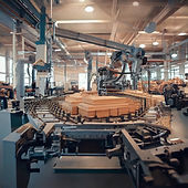 Firefly Optimierung der Verbindungen zwischen Arbeitsschritten, Produktionslinien, Holzind