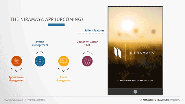The Niramaya App - Profile Page