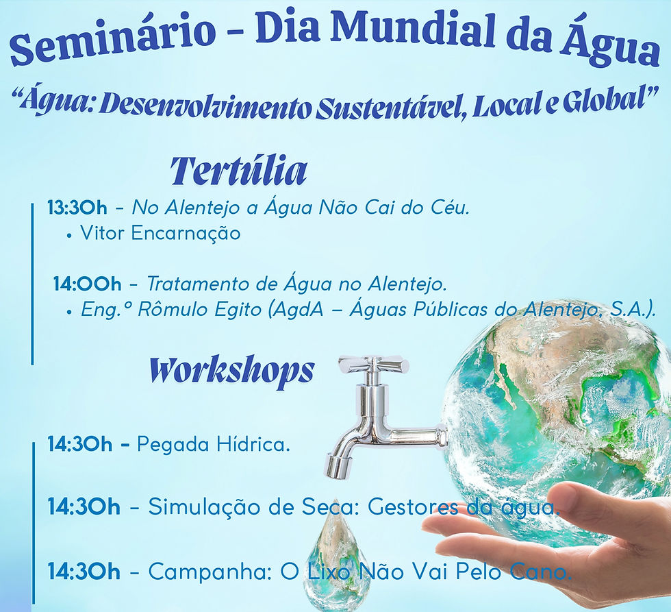 Seminário sobre o Dia Mundial da Água