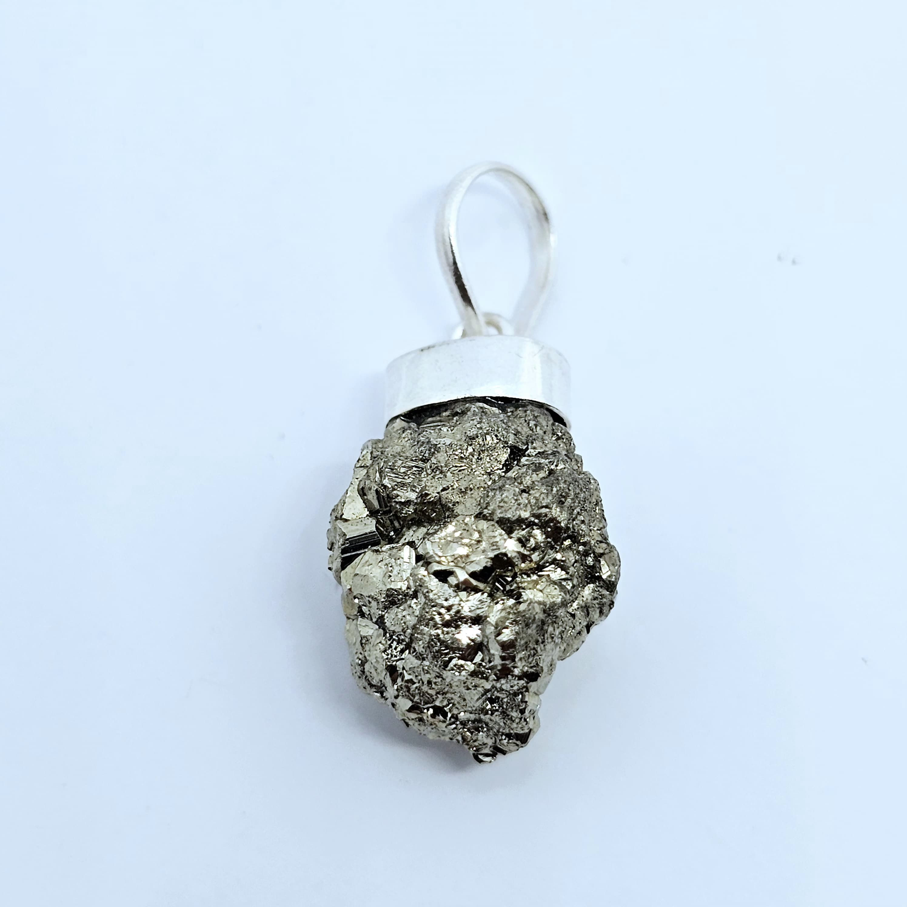 Pingente Pirita  Bruta (Prata 925)