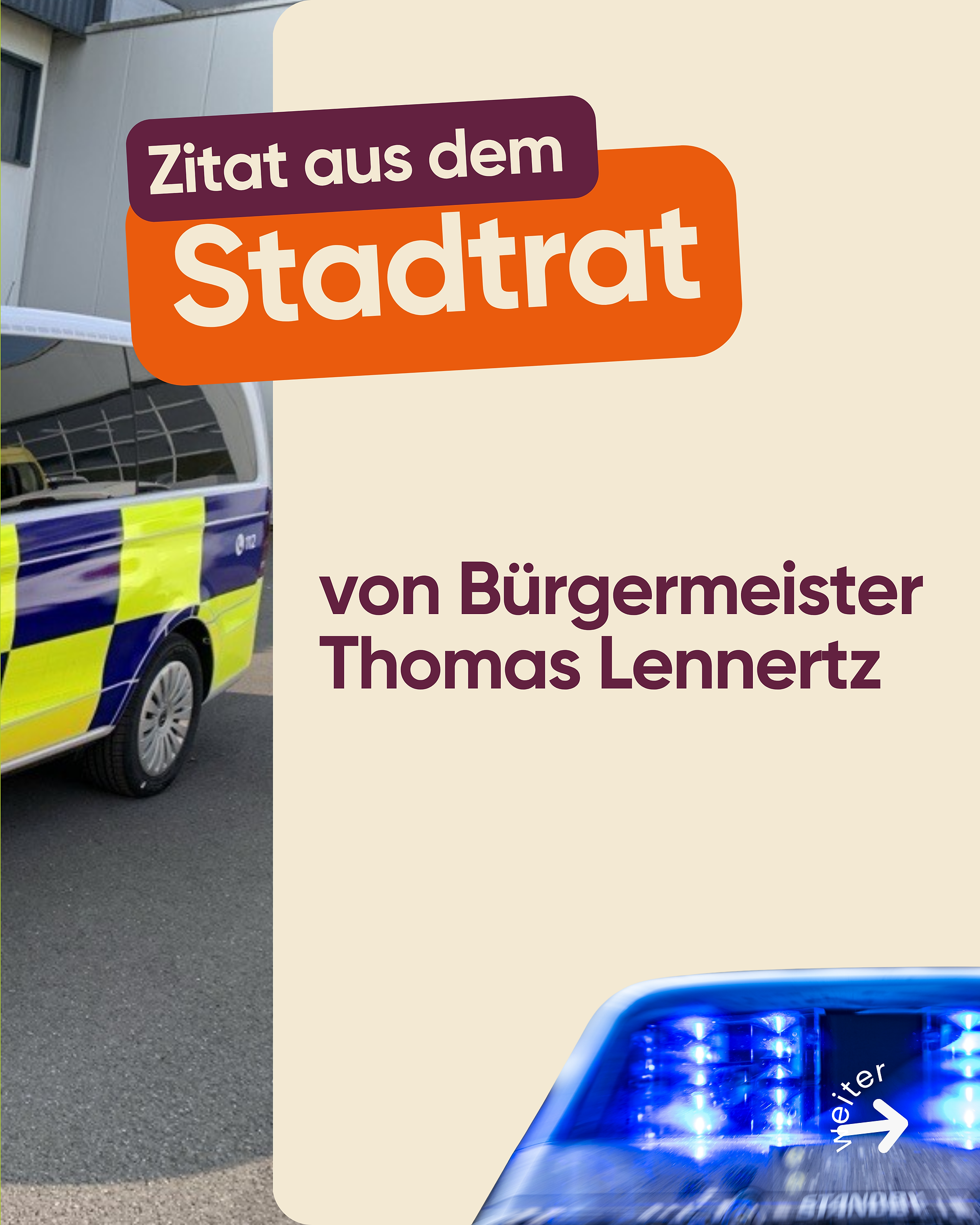 Sharepic - Polizeifusion 2