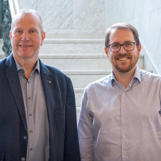 Foto mit dem Direktor des MAK