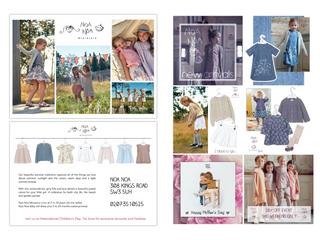 postcards and graphics for Noa Noa mini