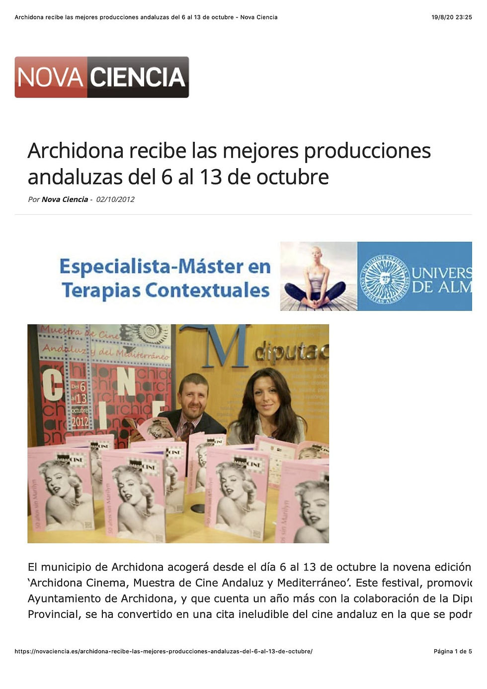 2012-10-02. Nova Ciencia