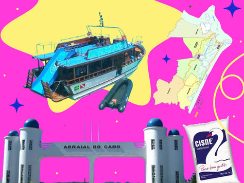 Um mês salgado em Arraial do Cabo