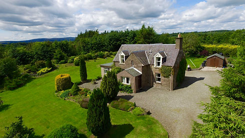 Drone Aerial Photography Auchterarder Dunblane Professional property Photography Crawford Digital Media Property Photographer