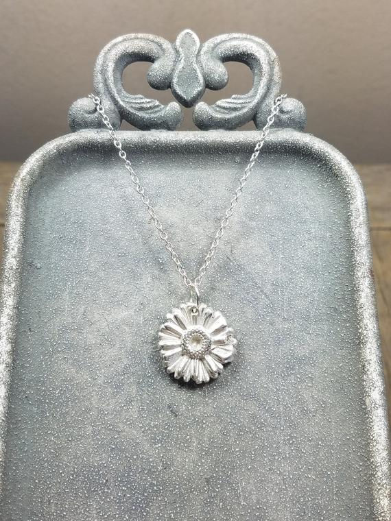 Thumbnail: Gerber Daisy Memorial Ash Pendant Necklace