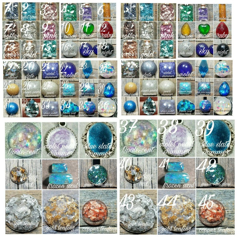 Thumbnail: Memorial Ash Wire Gold Crystal Necklace/Memorial Necklace /Pet Memorial Necklac