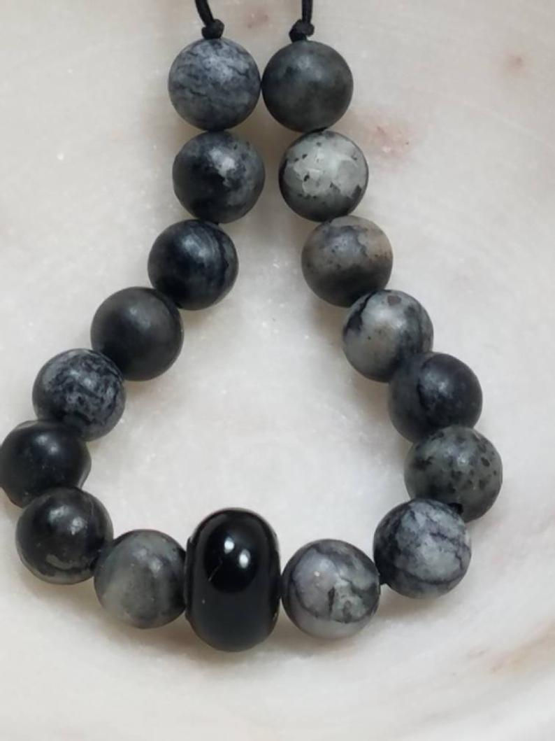 Thumbnail: Memorial Ash Cremation Bracelet/Cremation