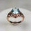 Thumbnail: Studiodragonfly19 Cremation Memorial Ash Stone Rose Gold Filled Vintage Ring