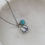 Thumbnail: Memorial Ash Sterling Silver Pine Tree Glass Sphere Pendant Necklace