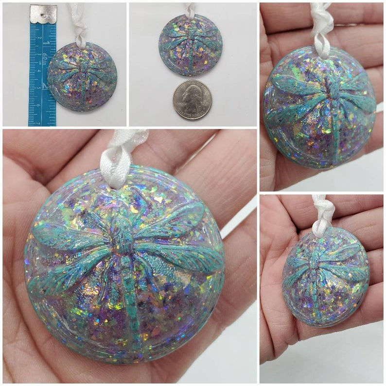Thumbnail: Memorial Cremation Ash Dragonfly/Memorial Mermaid/Cremation Ornament
