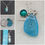 Thumbnail: Memorial Ash Beach Glass Sterling Silver Pendant Charm Necklace/Cremation Memori