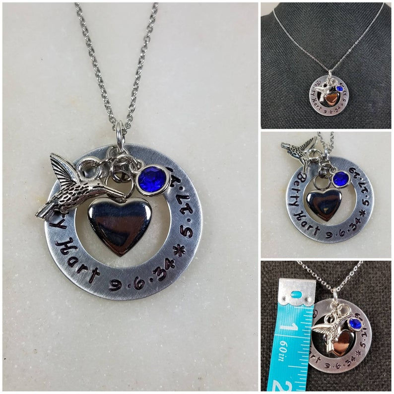Thumbnail: Memorial Ash Initial Heart Urn Charm Pendant Necklace /Cremation Necklace/Pet As