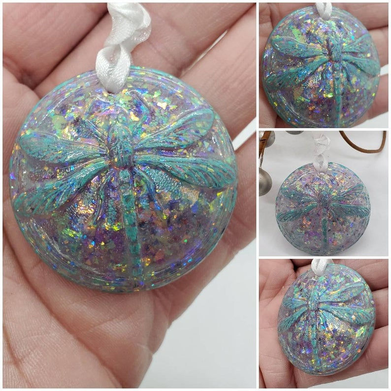 Thumbnail: Memorial Cremation Ash Dragonfly/Memorial Mermaid/Cremation Ornament
