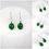 Thumbnail: Studiodragonfly19 Silver Wing Vintage Jade  Memorial Ash Earrings