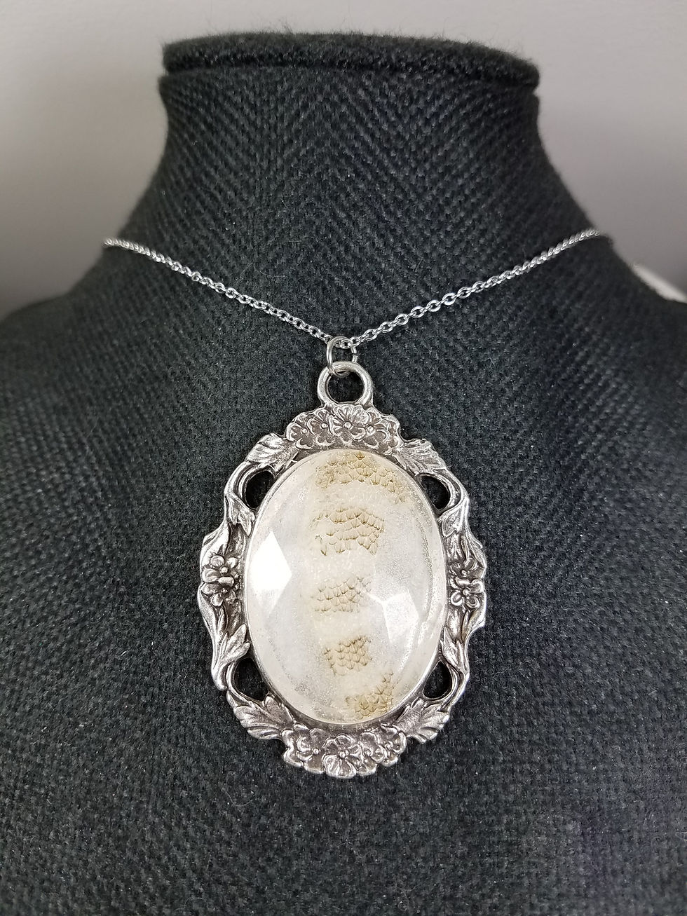Thumbnail: Reptile Shed Ornate Pendant Necklace 