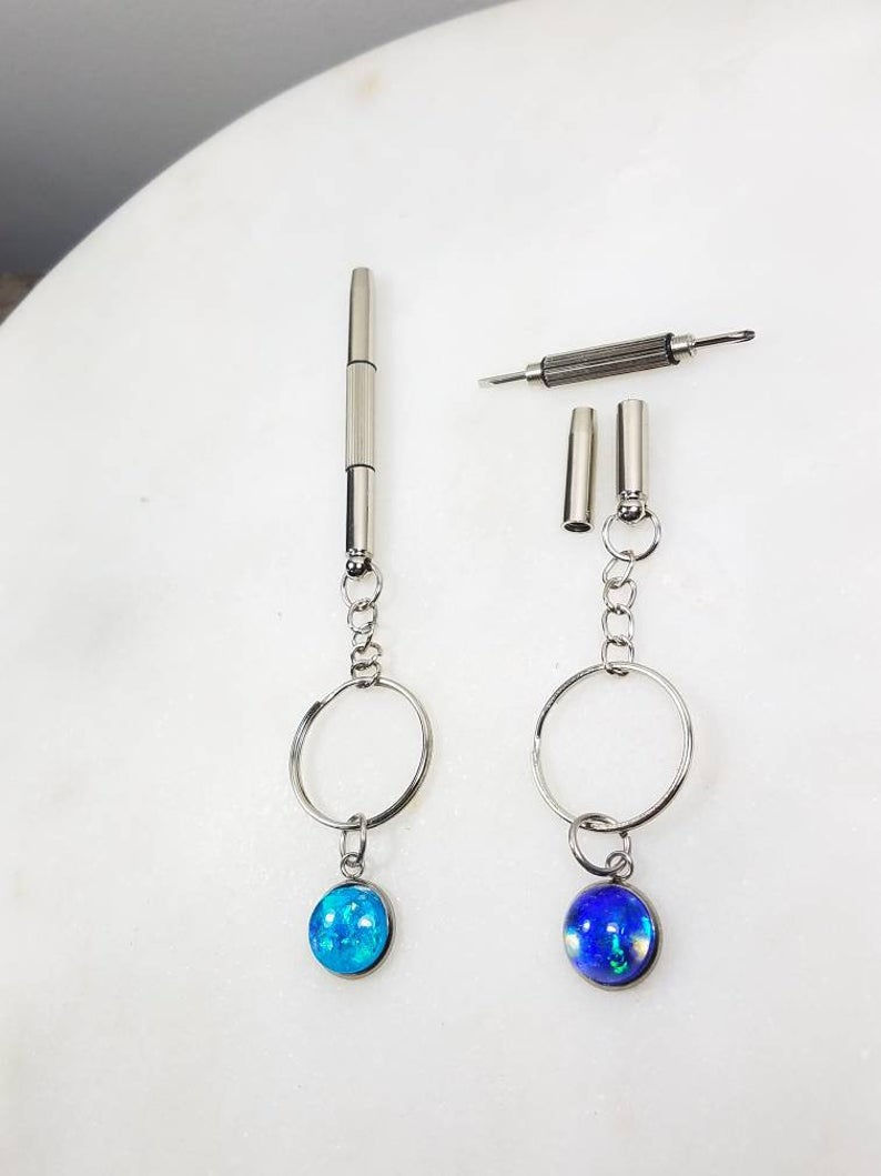 Thumbnail: Memorial Ash Keychain Screwdriver/Cremation Keychain/Pet Memorial