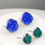 Thumbnail: Memorial Ash Stainless Steel Druzy Stone Earrings