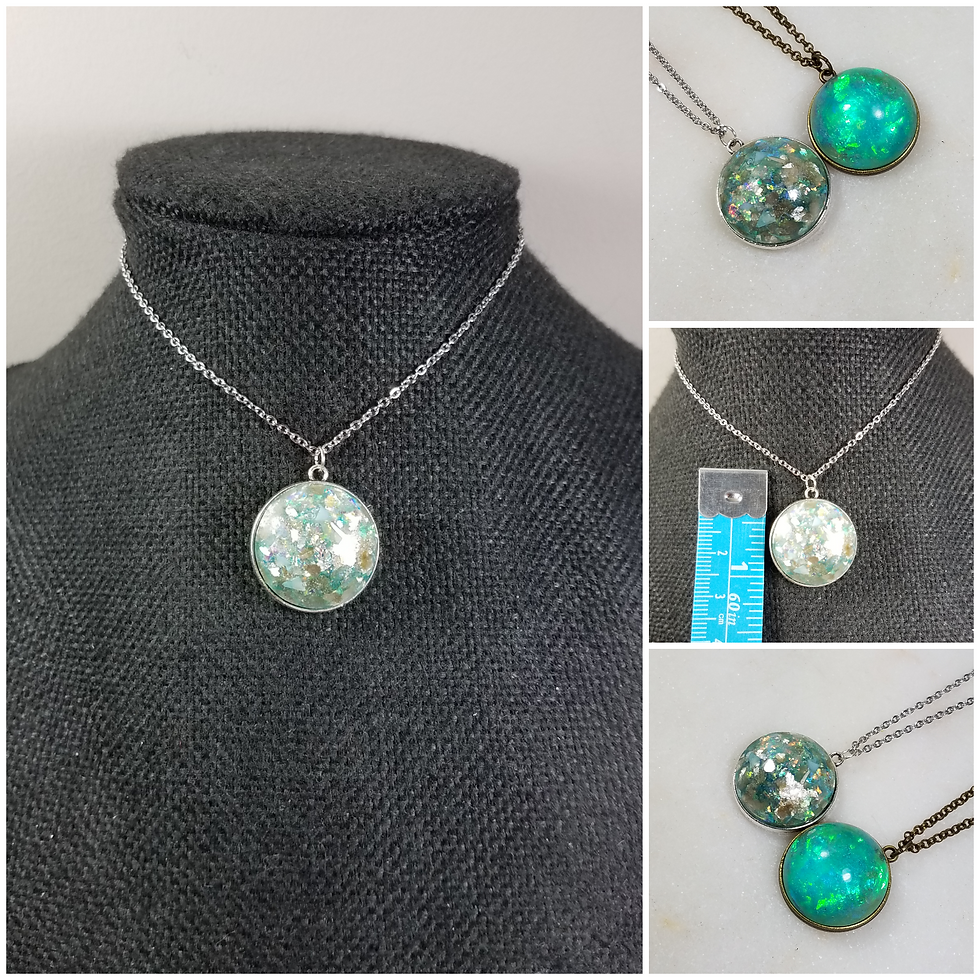 Thumbnail: Memorial Ash Tree Necklace/Cremation Pendant/ Pet Memorial Jewelry/ Memorial Jew