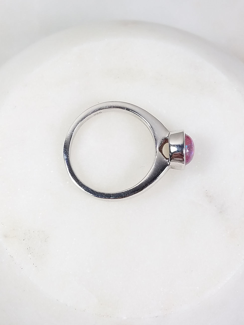 Thumbnail:  Memorial Ash 10k Gold  Bezel Ring/ Memorial Ash JewelryPet Memoria