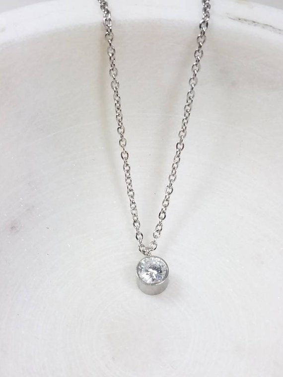 Thumbnail: Studiodragonfly19 Memorial Ash Stainless Steel Swarovski Crystal Pendant