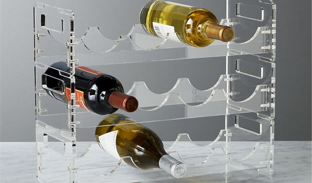 Clear Acrylic Wine Rack + Reviews _ CB2.