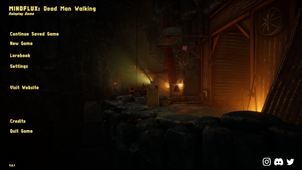 MINDFLUX Main Menu