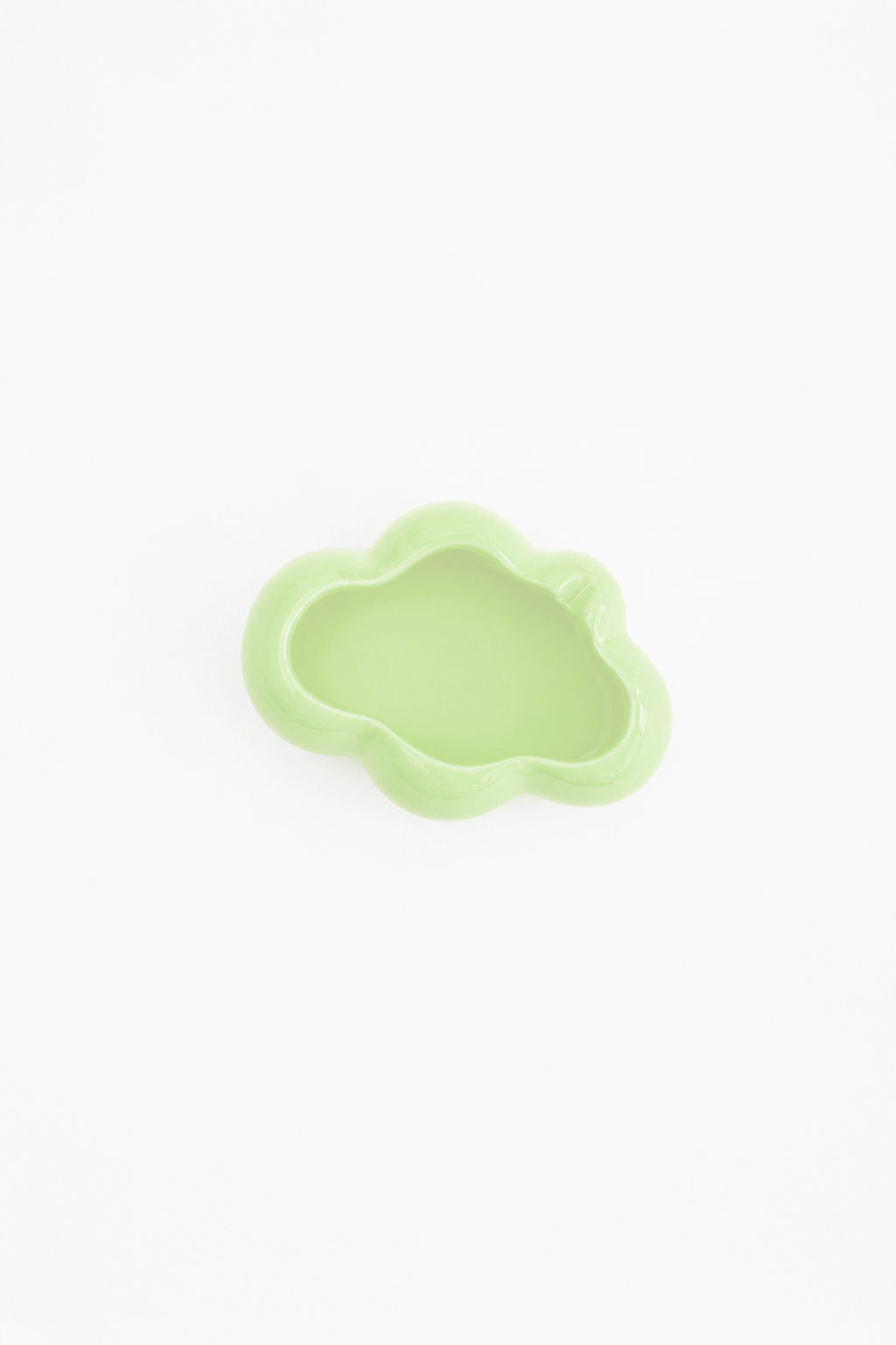 Cenicero Cerámico Nube Verde