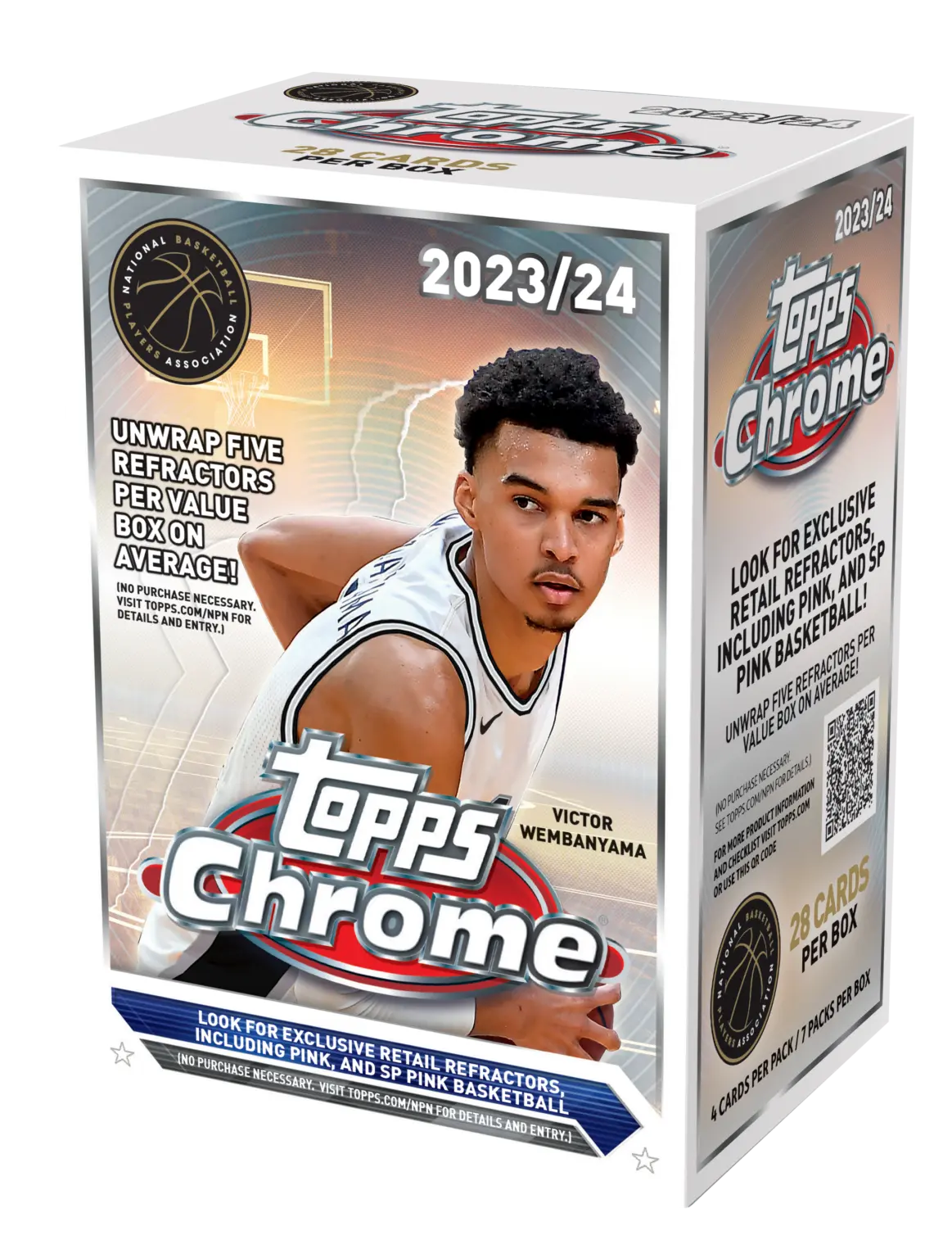 2023-2024 Topps Chrome Basketball Blaster Box