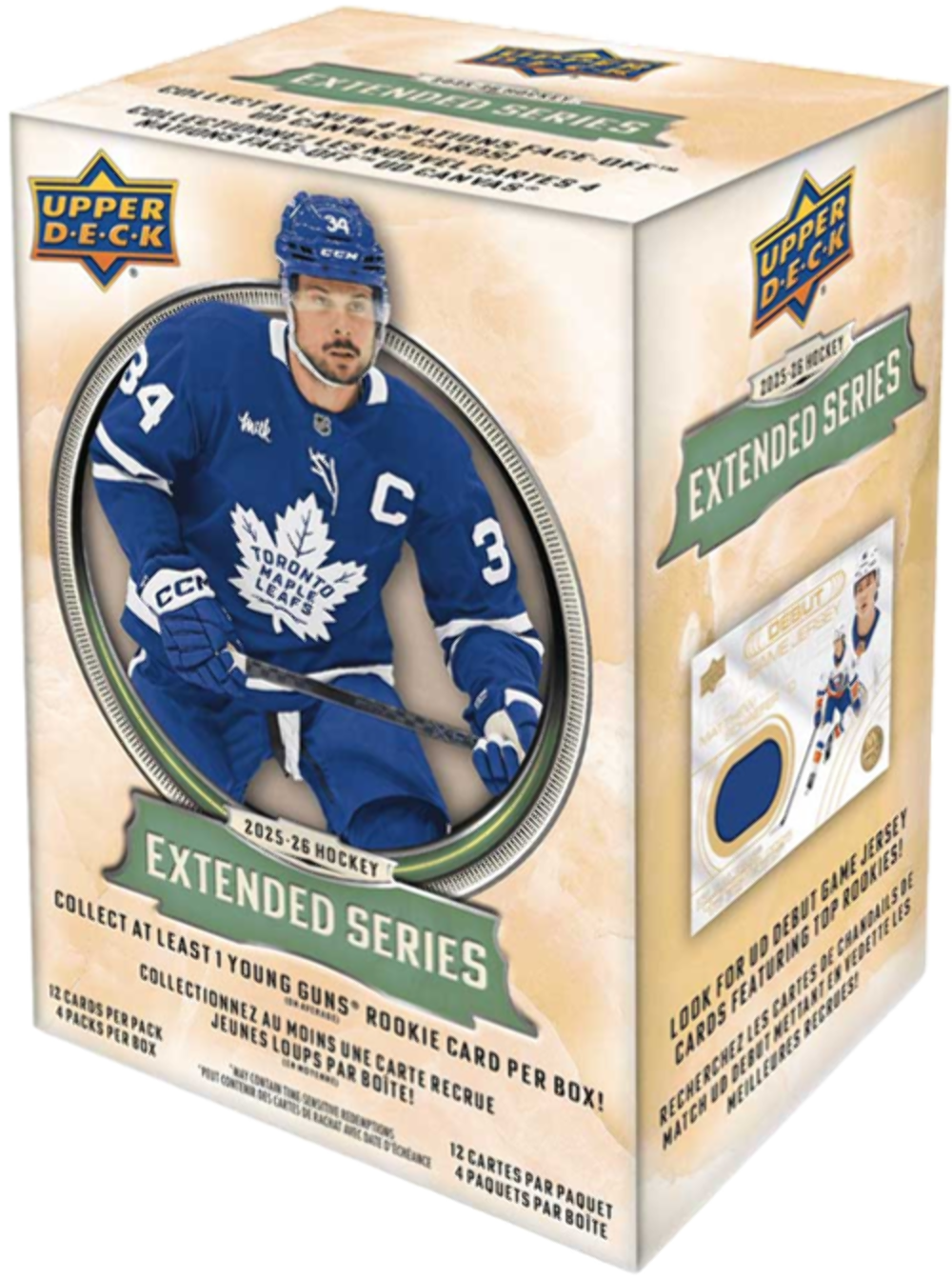 2025/26 Upper Deck Extended Series Hockey Blaster Box