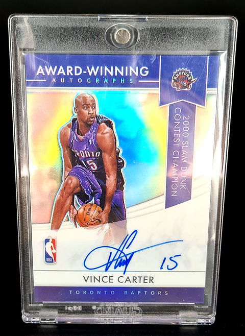 Vince Carter AUTOカード 大判サイズ シリアル/245｜トレーディングカード