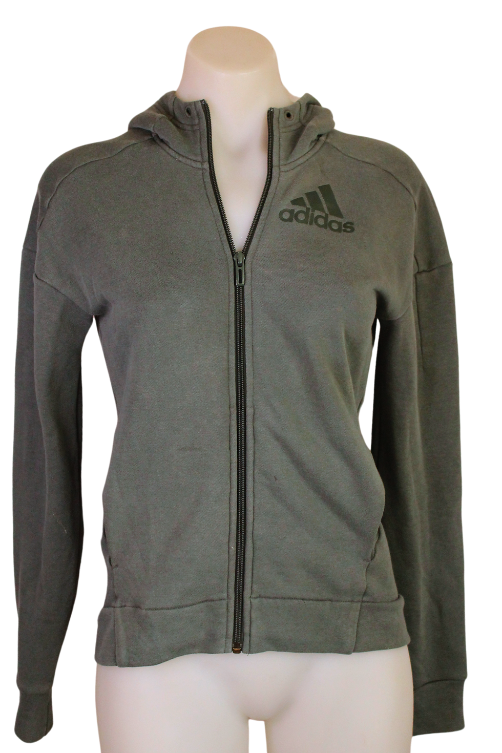 Dark Green Adidas Hoodie | Size XS