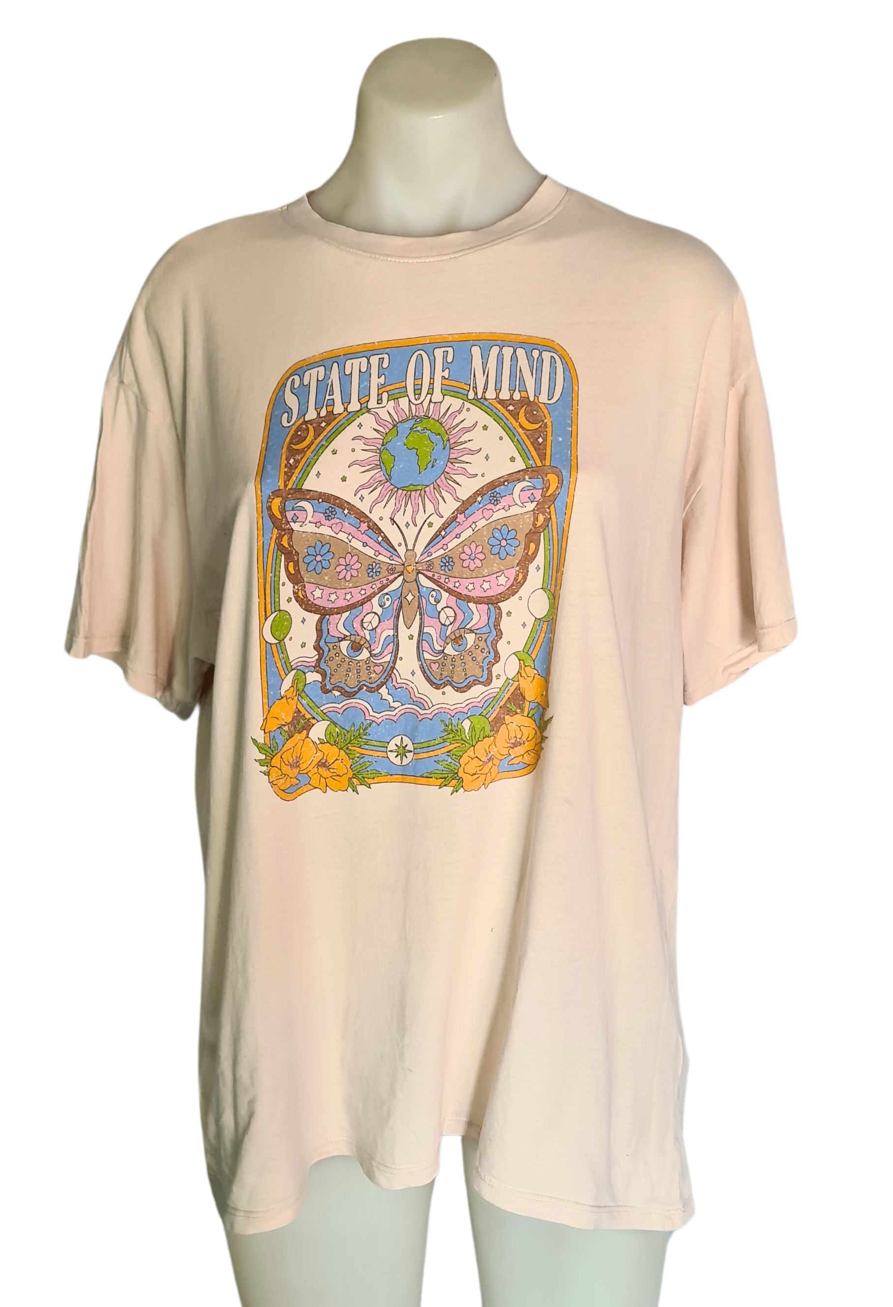 Printed Oversize T Shirt | Size S