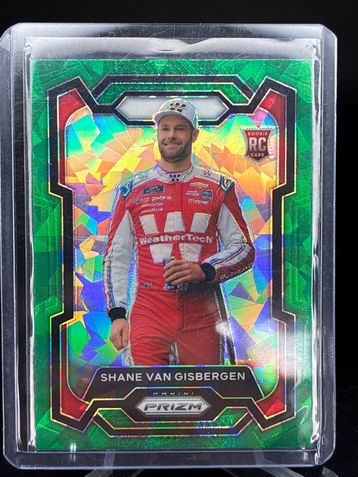 2024 Prizm NASCAR Racing Shane Van Gisbergen (RC) (Green Cracked Ice) #87