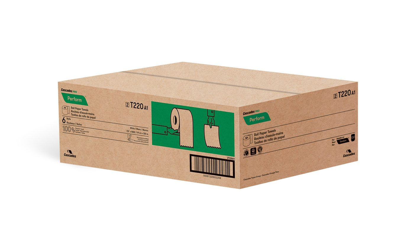 Essuie-mains - Cascades T220 (caisse de 6)