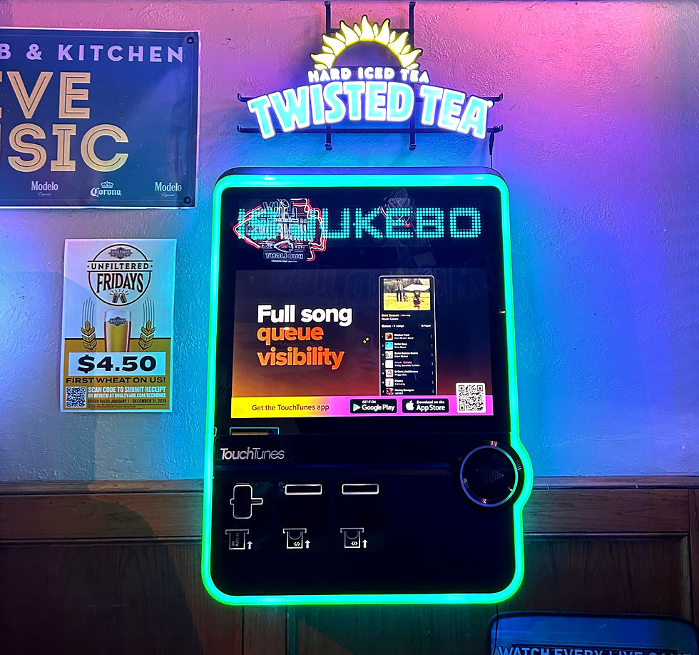Let your guests choose the music with app-controlled digital jukeboxes.