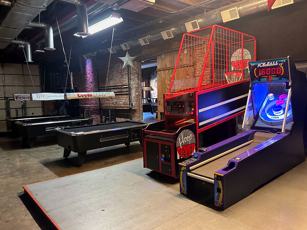 Skeeball, pop-a-shot, pool tables - we have it all!