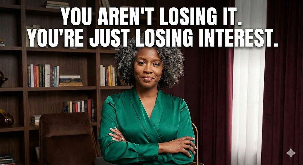 You are not losing it bog on Take My Advice or not by The Consulting Chick