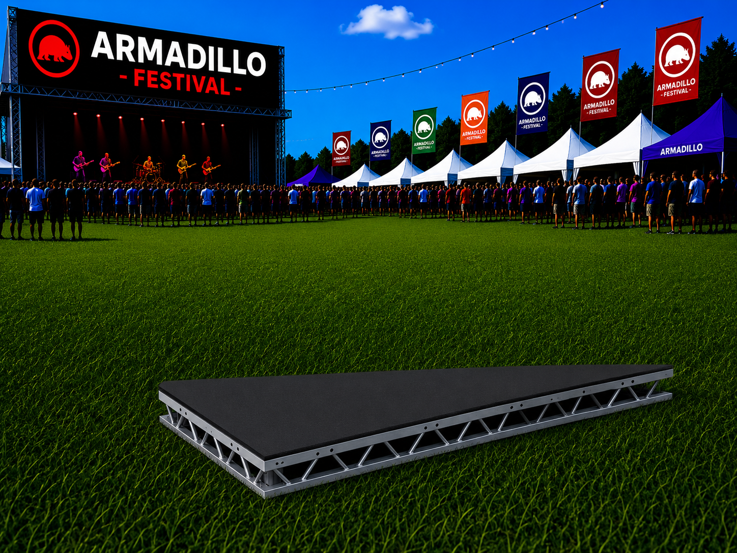 8x4 RH Triangle LiteDex Litedeck Hire