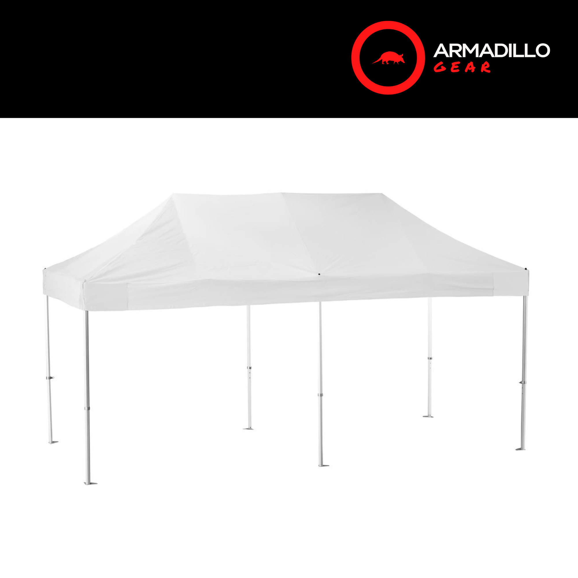 6x3 - KwikUp PRO Gazebo - White PVC