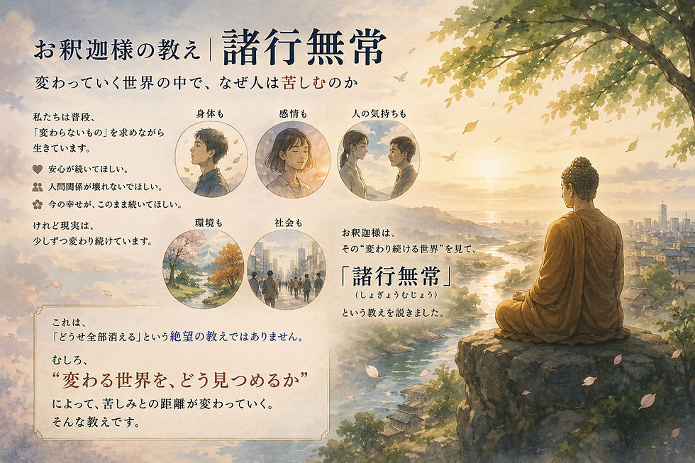 お釈迦様の教え④「諸行無常」