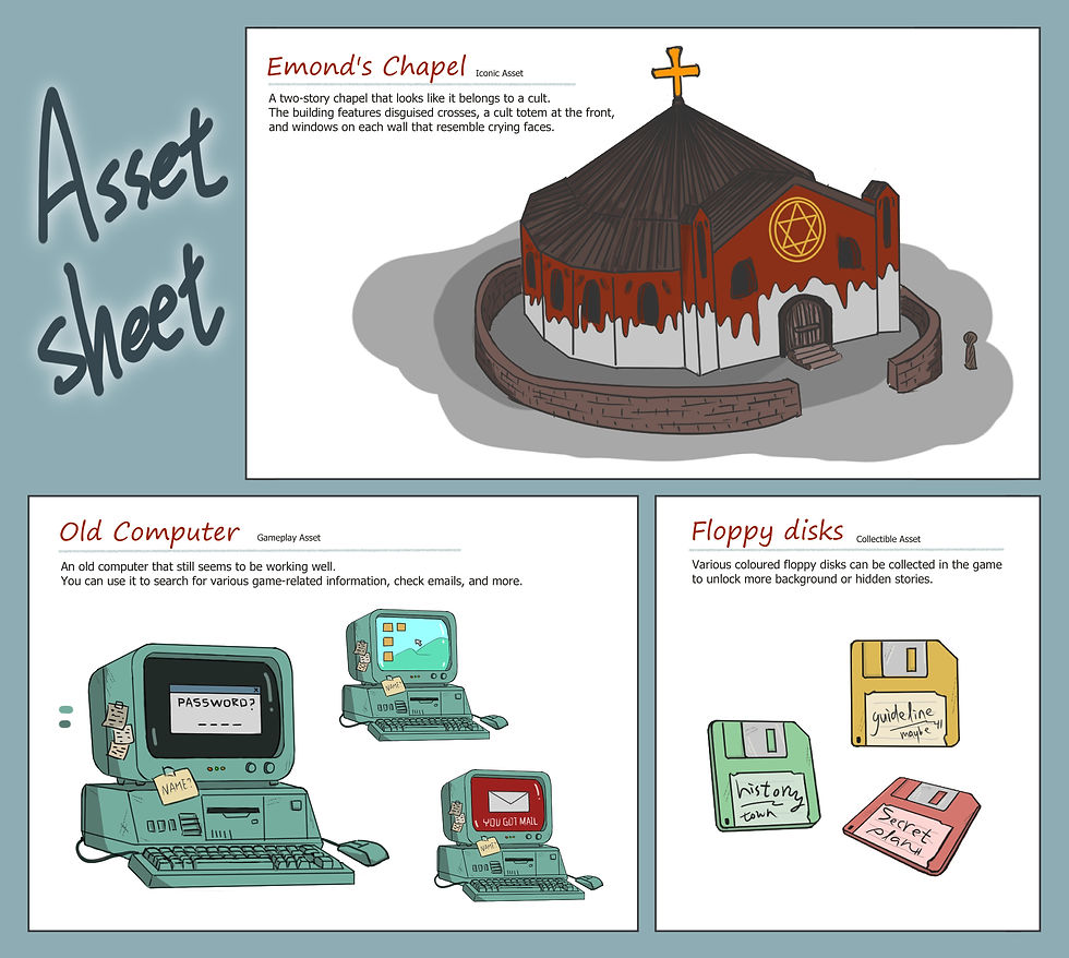 booboisie village concept Asset Sheet
