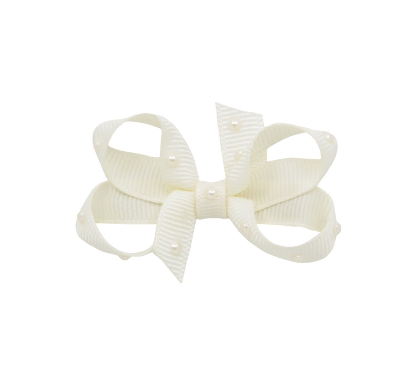 Antique White Small Classic Bow