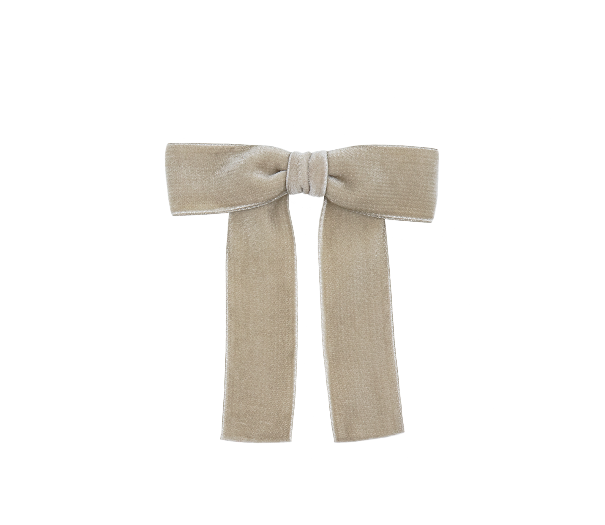 Linen Large Velvet Bow