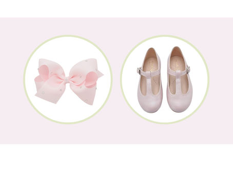 Elevate Her Ensemble: Luxury Handmade Bows and Spanish Shoes For Little Girls
