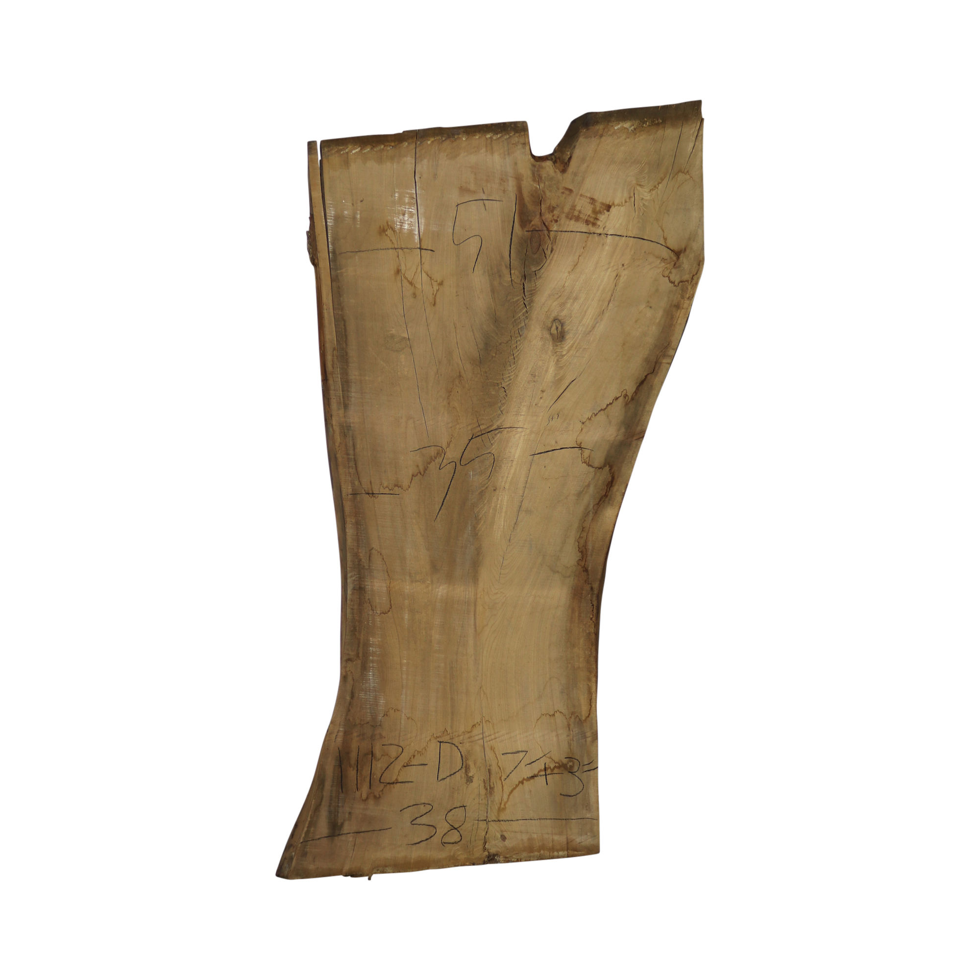 7' Grey Elm Slab (1112D)