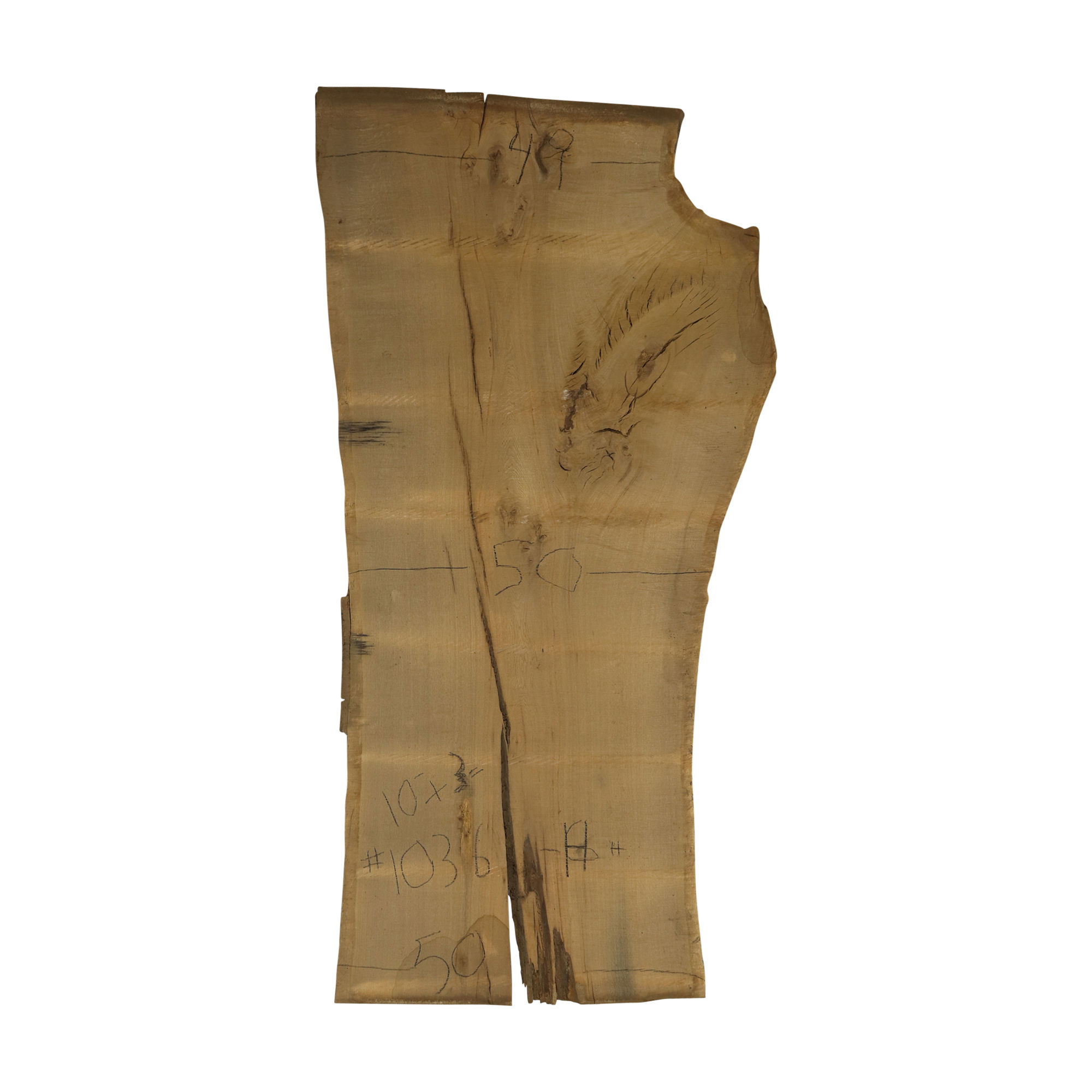 10' White Oak Slab (1036H)