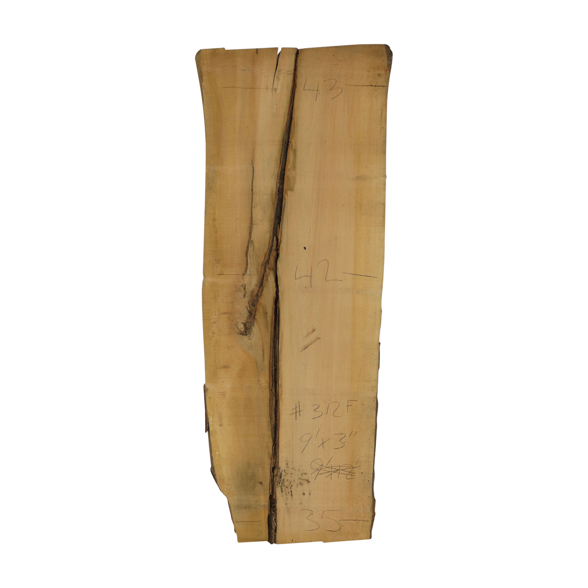 9' Soft Maple Slab (312F)