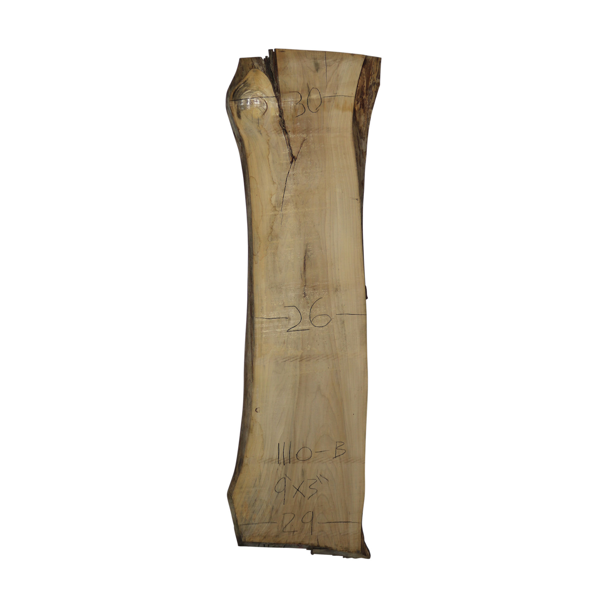 9' Grey Elm Slab (1110B)